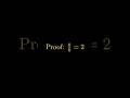How 0/0 = 2? Math Logic Trick! 🤯 #shorts
