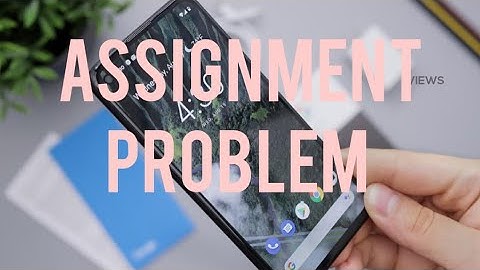 How to solve Assignment Problem @operationsresearch6