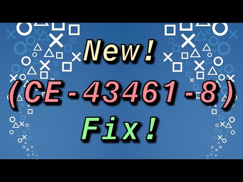 Ps4 Error Code Ce 8 New Fix Youtube