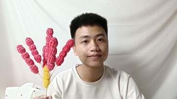 Hướng Dẫn Làm Kẹo Hồ Lô Từ Xốp Bọc Hoa Quả Part 6 | Sáng Tạo Từ Xốp Bọc Hoa Quả