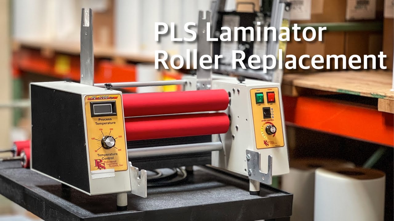 PLS Laminator Roller Replacement How To DIY instructional video 