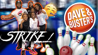 Bowling at Dave & Busters! | Fun! | Wife's Birthday! |Family Time!