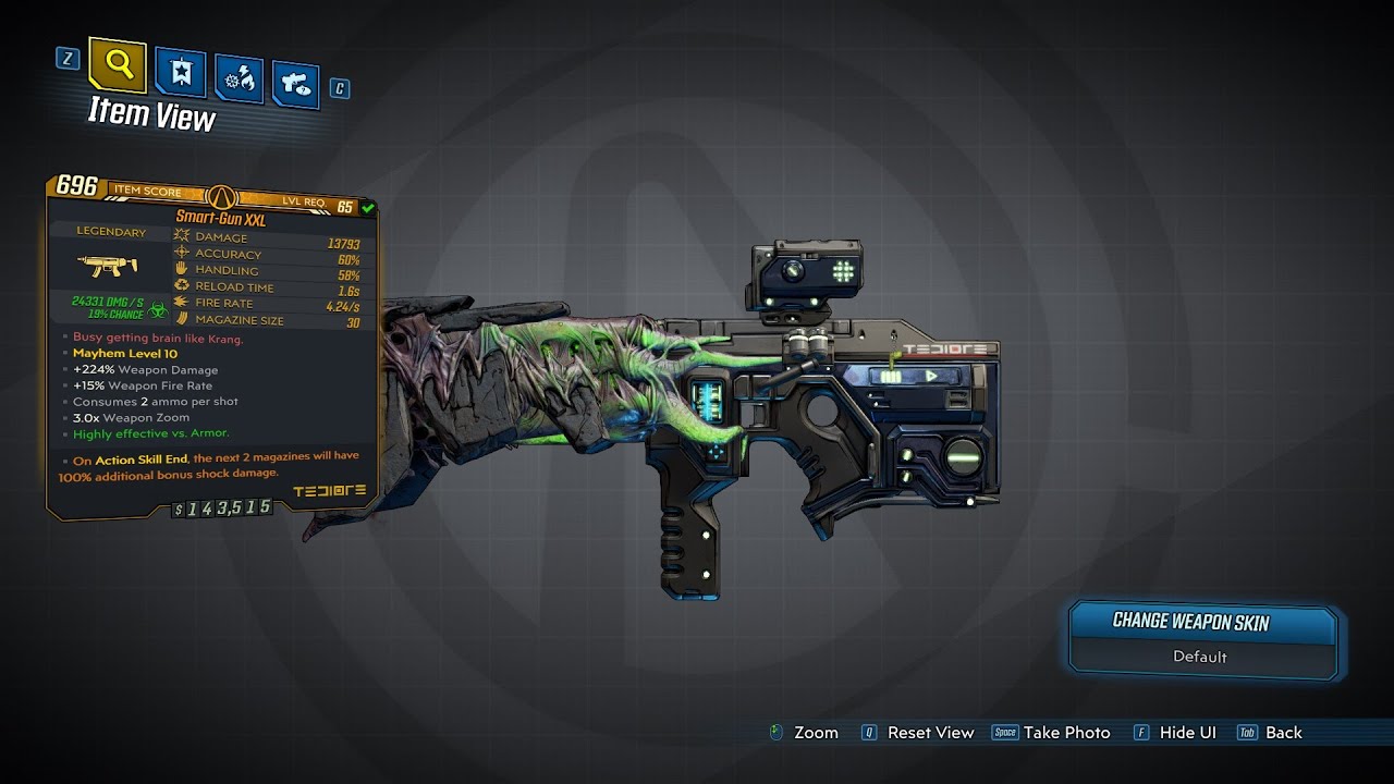 Borderlands 3 weapon testing ep6 smart gun xxl