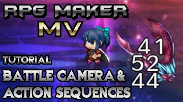 RPG Maker MV Tutorial: Battle Camera & Action Sequences (YEP BattleEngineCore & ActSeqPack Plugins)
