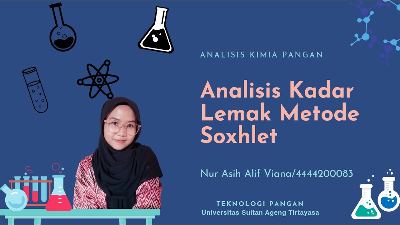Analisis Kadar Lemak Metode Soxhlet - YouTube