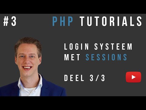 #3 PHP Login met sessions [Nederlands/Dutch] (Deel 3/3)