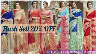 Top 10 Latest Trendy Fashionable Designer Saree Collections 06| Daraz