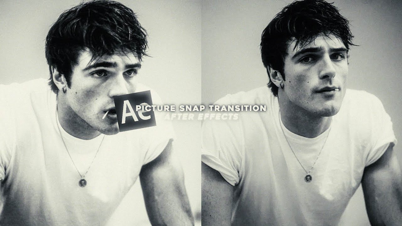 picture snap transition | after effects