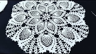 TAPETE Tejido a CROCHET de Piñas?Paso a Paso (1) #crochet #LasMaravillasdelCrochet
