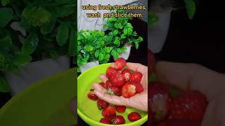 “Best Homemade Strawberry Milkshake”#ytshorts #TruTest#subscribemychannel