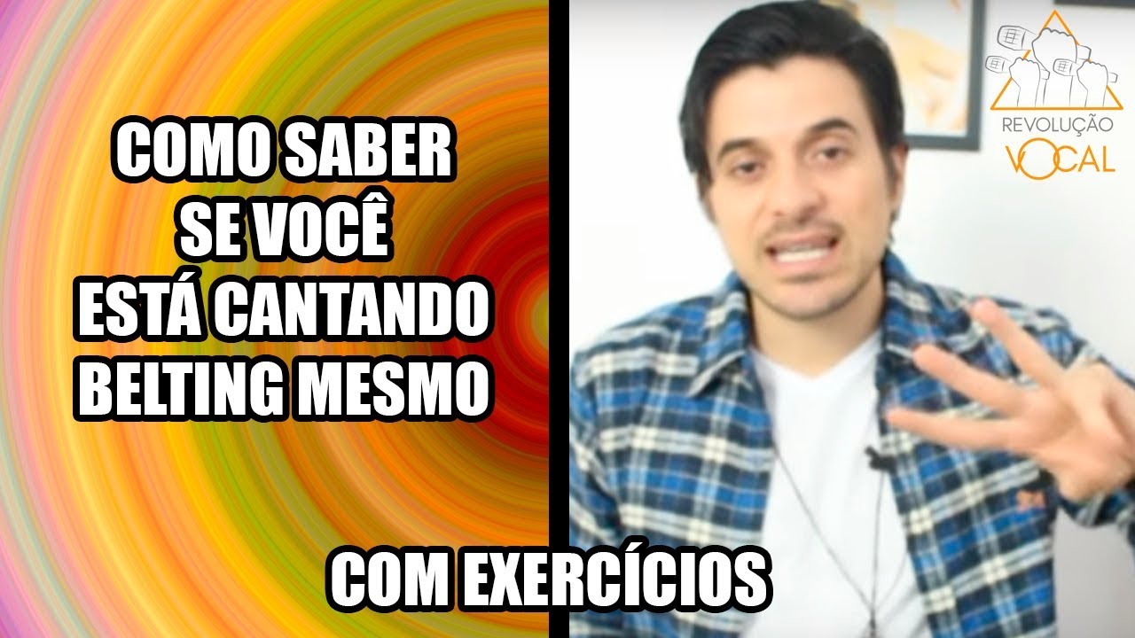 Como saber se está cantando belting mesmo? Aula de canto com Beto Sorolli