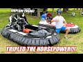 We Engine Swapped My Hovercraft and It's RIDICULOUSLY Awesome!!! "Can Blow Over at 60mph"