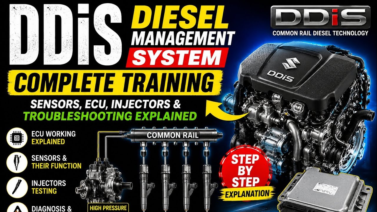 DDiS Diesel Management System Complete Training | Sensors, Injectors ...