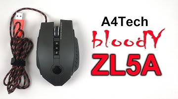 Распаковка A4Tech Bloody ZL5A