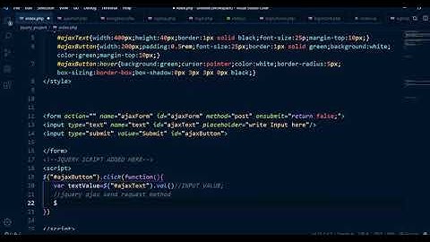 Send data in php using jquery ajax