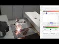 80w Fiber Laser cutting Stainless Sheet