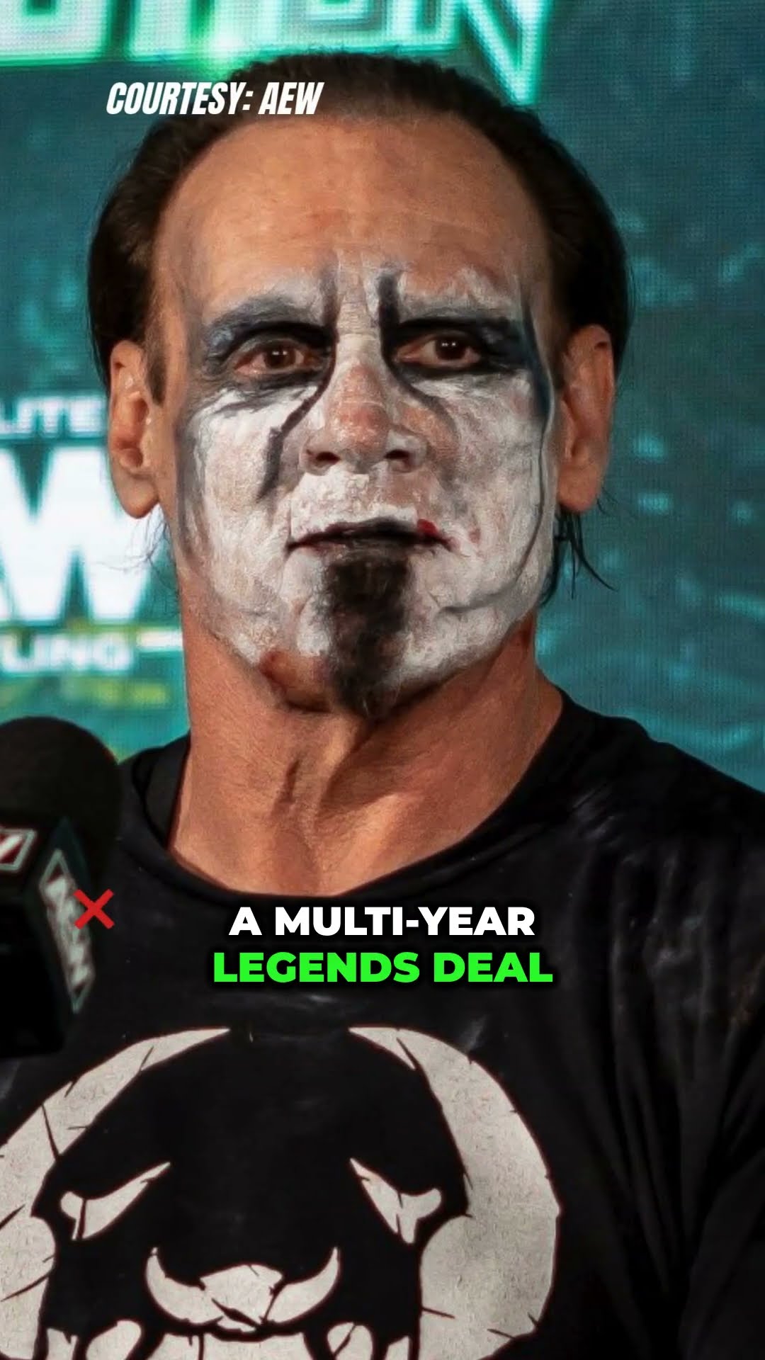 Sting Signs Legends Deal at AEW All In! What’s Next for the Icon #Sting #AEW #shorts