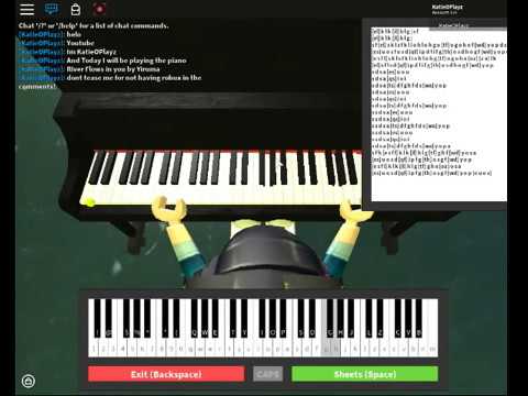 Roblox Piano River Flows In You By Yiruma Sheets Youtube