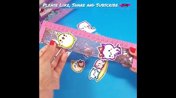 How to make stickers at home | DIY Stickers | Make your own stickers | Home made sticker | #Shorts