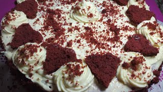 رد فلفت عيد الحب ## الكيكة المخمليه الحمرا ## طعم هياخدك لبعييييد ## Red Velvet cake ##