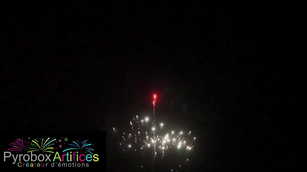 Feu d'artifice Pyrobox 224 automatique, 224 projectiles en 2 minutes !