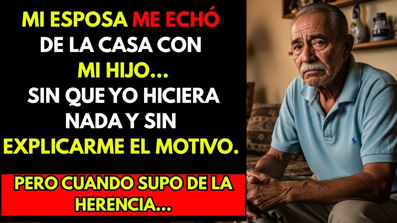 HISTORIA REAL  Mi esposa me echó de la casa con mi hijo… pero cuando supo de la herencia…