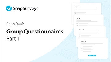 Group Questionnaires - Part 1