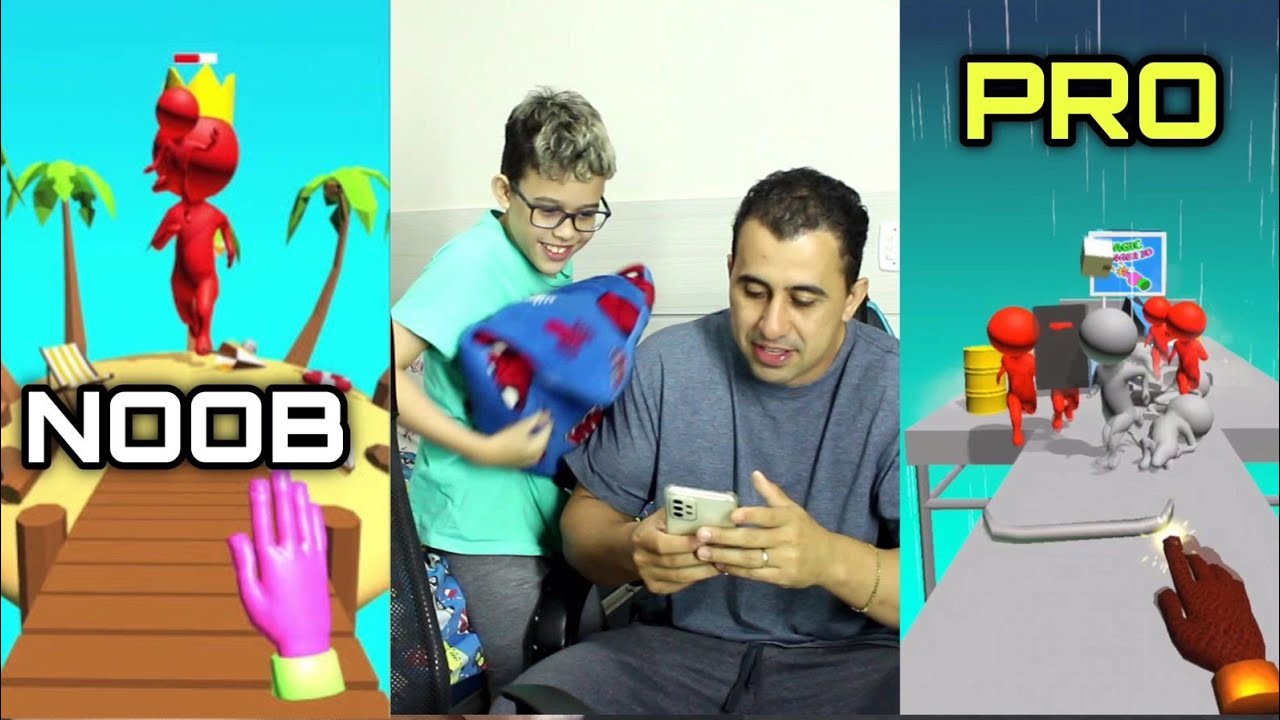 QUEM É NOOB E QUEM É PRO NO Magic Finger 3D