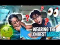 I Wore The LONGEST Lashes EVER in Public To See How My Boyfriend REACTS