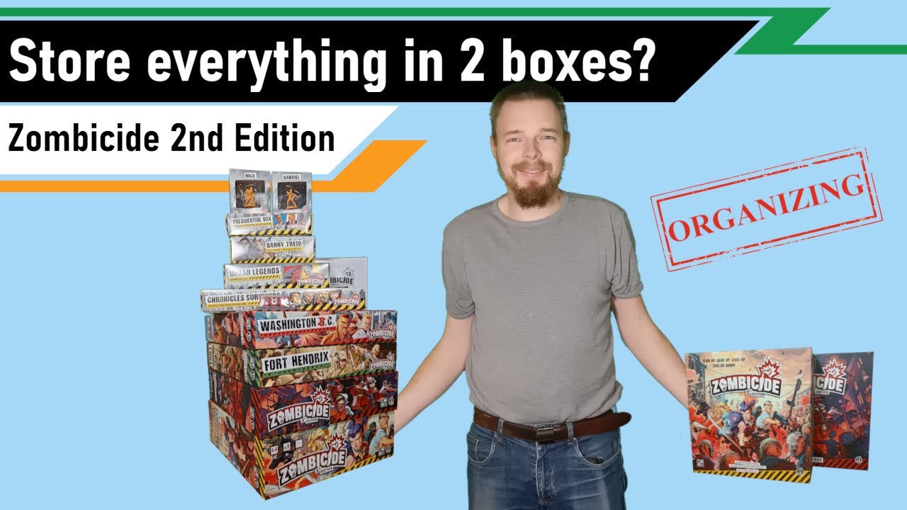 Can all of Zombicide 2nd Edition fit in 2 boxes? YouTube