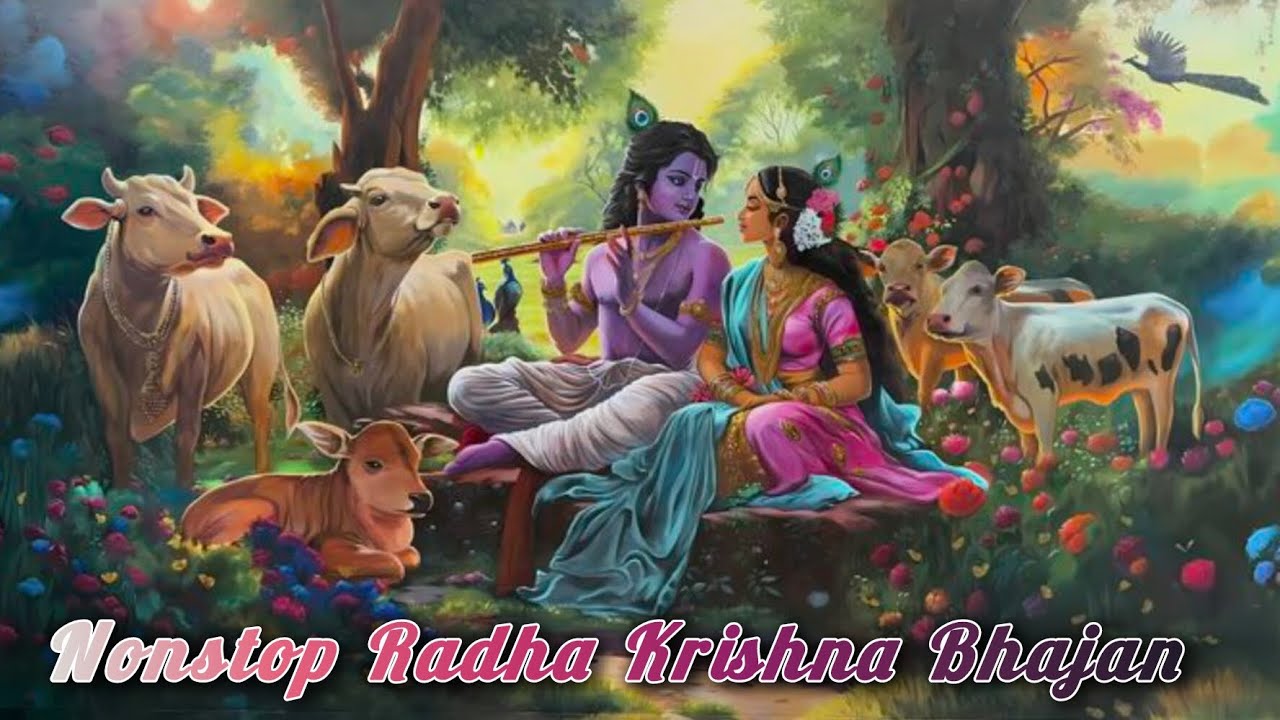 🌼 Soulful Radha Krishna Morning Bhajans 2025 | Lofi Nonstop Krishna Bhakti Songs | Peaceful Bhajan