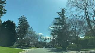 DRIVING BY MANHASSET, NEW YORK, SPRING 2022, 4K/60