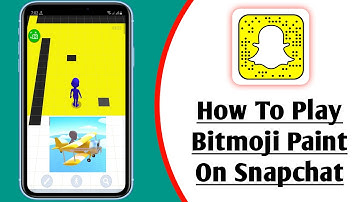 How To Play Bitmoji Paint on Snapchat || How To Use Bitmoji Paint Game [Android & iPhone]