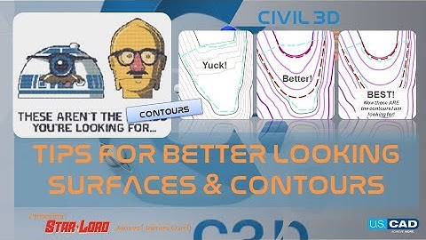 Civil 3D Tips, Tricks & Best Practices - Making Contours Look Good