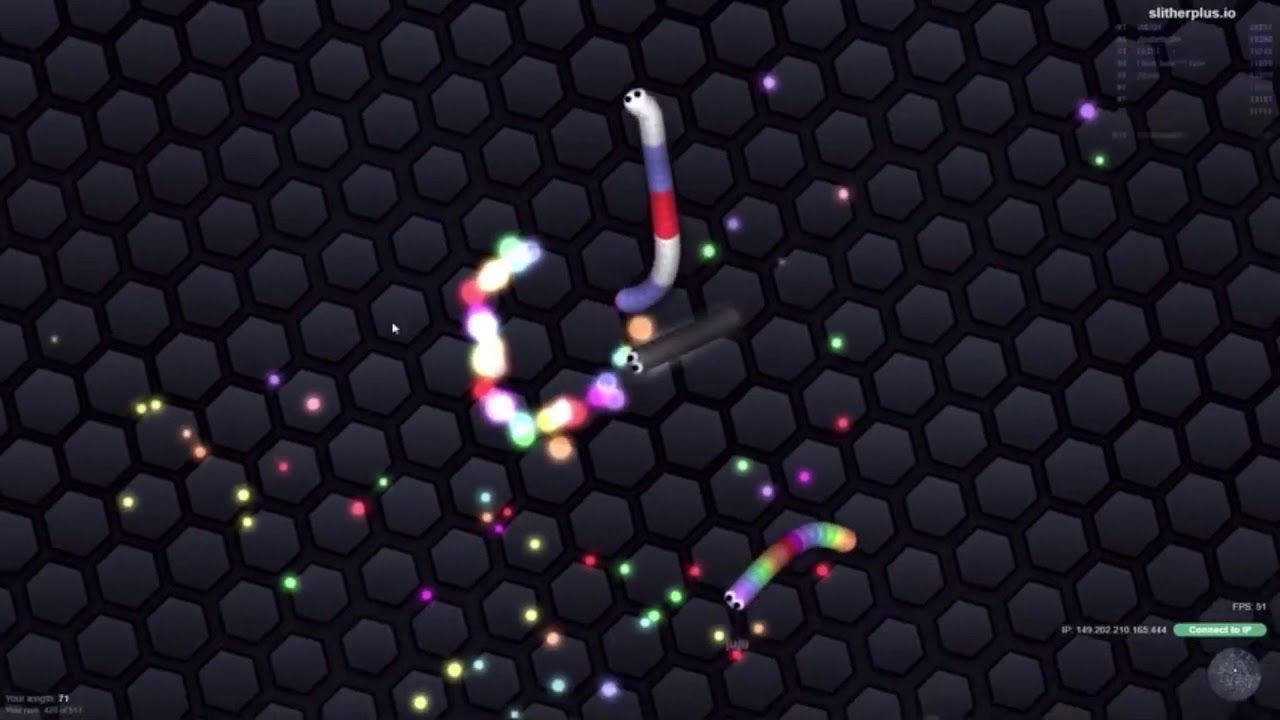 Invisible ninja snake (slither.io) invisible snake - YouTube
