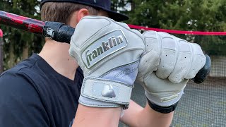 The Best Batting Gloves I've Ever Worn! | Franklin Sports Unboxing and Review