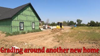 Grading Around Another New Construction Home