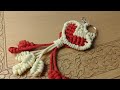 step by step सीखे macrame keychain बनाना