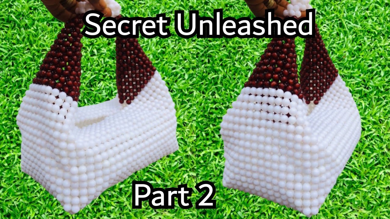 LEARN HOW TO MAKE THE TRENDING BOTTEGA VENETA PEARL BEADED BAG// DIY PEARL BEADED BAG