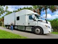 2020 FREIGHTLINER CASCADIA WITH A 110 INCH CUSTOM BOLT SLEEPER TOUR