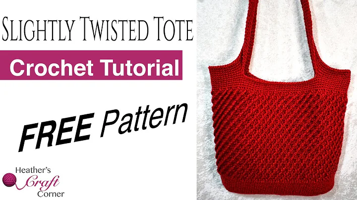 FREE Crochet Pattern: Slightly Twisted Tote Bag Cr...