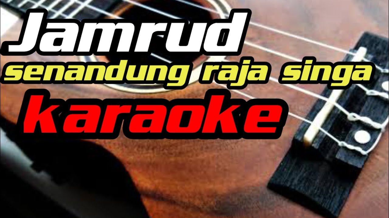 Sandung Raja Jamrud senandung raja singa karaoke version - YouTube