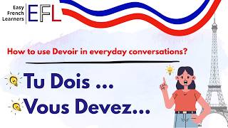 Tu Dois & Vous Devez in French | 20 Everyday Sentences with English Translation | Learn French