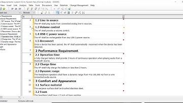 Requirements Import from DOORS and Change Management in Cameo Systems Modeler