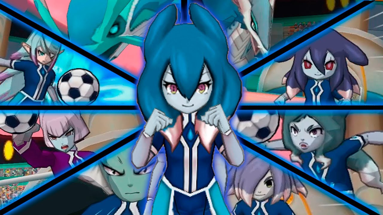 Sazanaara Eleven (Naiadi Eleven) | All Hissatsu Techniques | Inazuma eleven 3DS