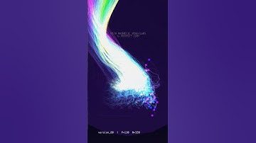 C++ Neon Magnetic Pendulum Loop (4s) #shorts