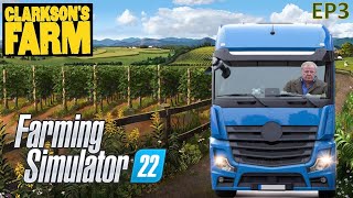 Clarkson's farm, farming simulator 22 crossover EP3