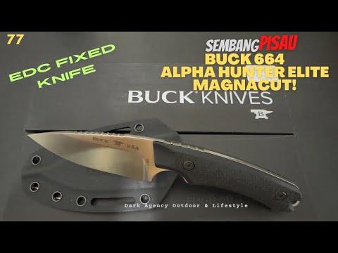 Нож Buck Alpha Hunter Elite, черный, видео 1