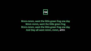 Little Green Frog Lyrics Video-2*