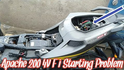 Tvs Apache RTR 200 4v Starting And Wiring Problem Solve बार बार फ्यूज शॉट होतो कैसे ठीक करें ?